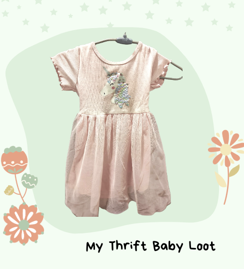 Preloved unicorn dress (4-5 years)